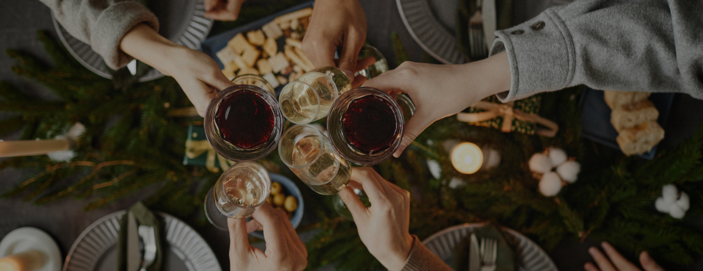 fancy dinner with friends