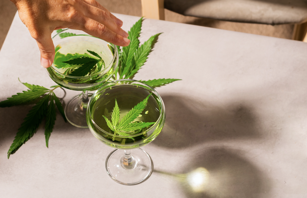 Boissons infusées au cannabis