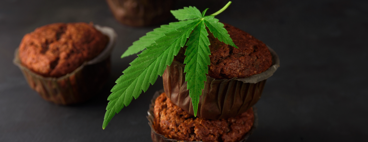 Chocolate gluten-free muffin edibles