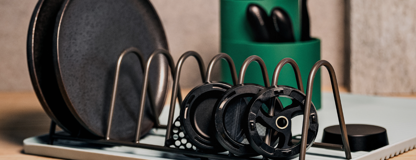 grinder parts on fret drainer