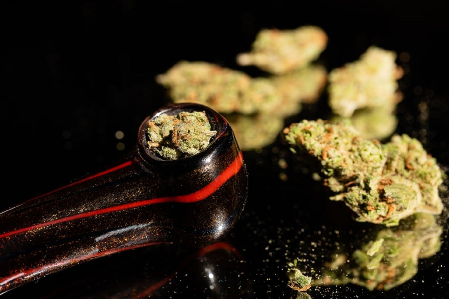 Cannabis pipe using a quality pipe screen