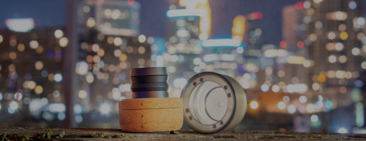 grinder in a city