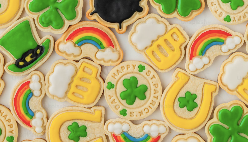 St Patrick's cookies