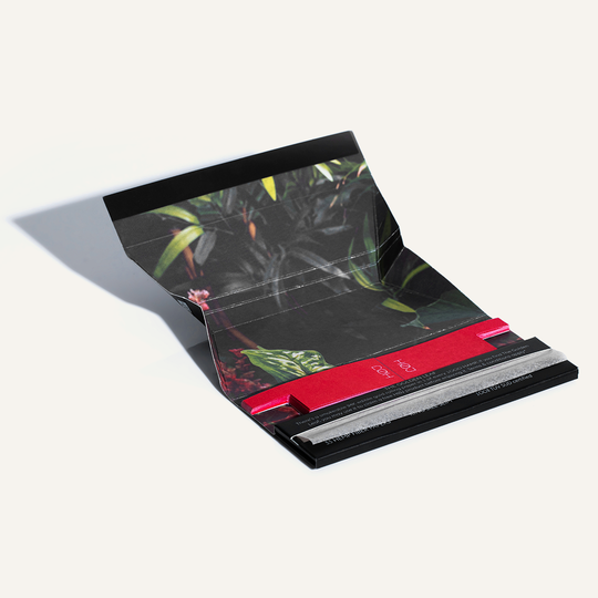 open HAMP rolling kit with ash tray displayes