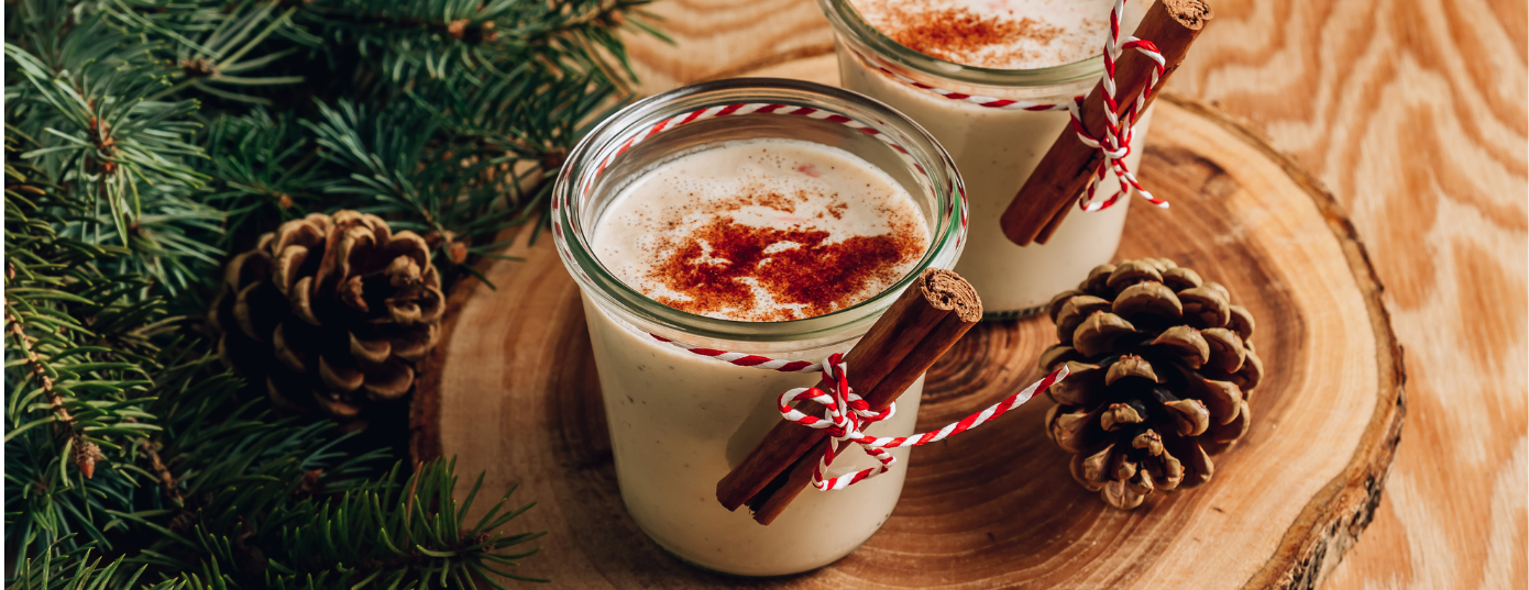 eggnog with cinnamon