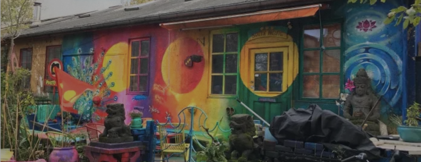 Freetown Christiana Denmark colorful place
