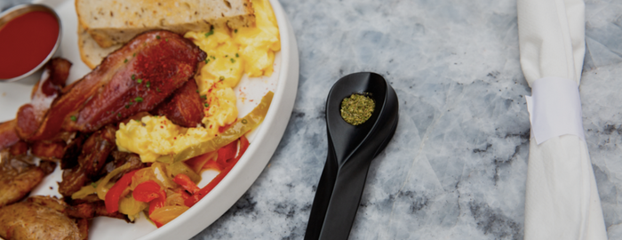 bacon and eggs edibles and weed pipe