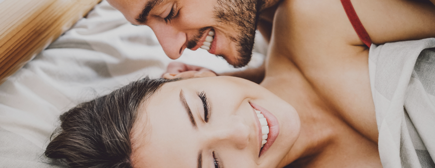 horny couple in bed