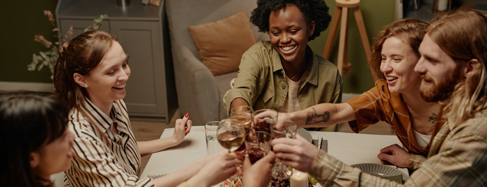 family reunited for holidays