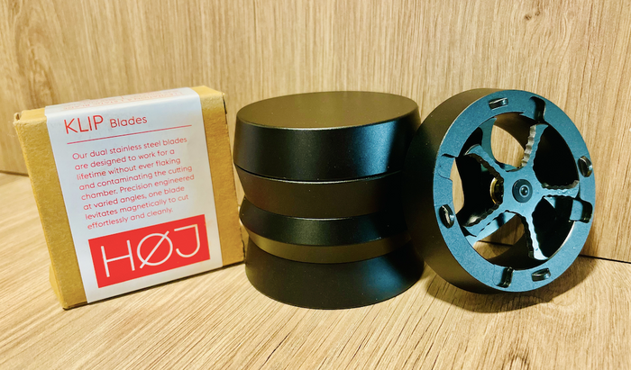 KLIP grinder and herb grinder blades