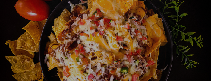 nachos snack with cheese