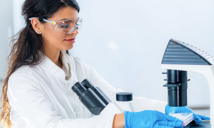 Student in laboratory