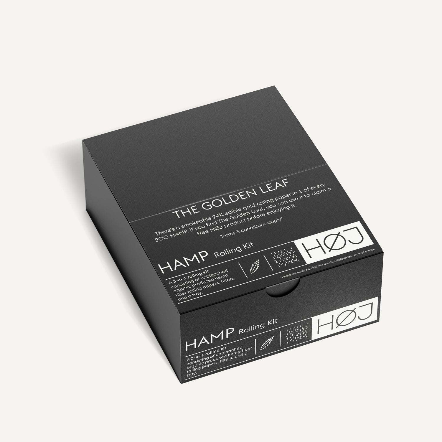 HAMP rolling papers box with 22 kits